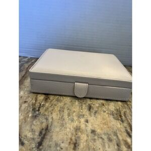 Pandora Retired "Unforgettable Moments " Blush Pink Leather Jewelry Box Velvet